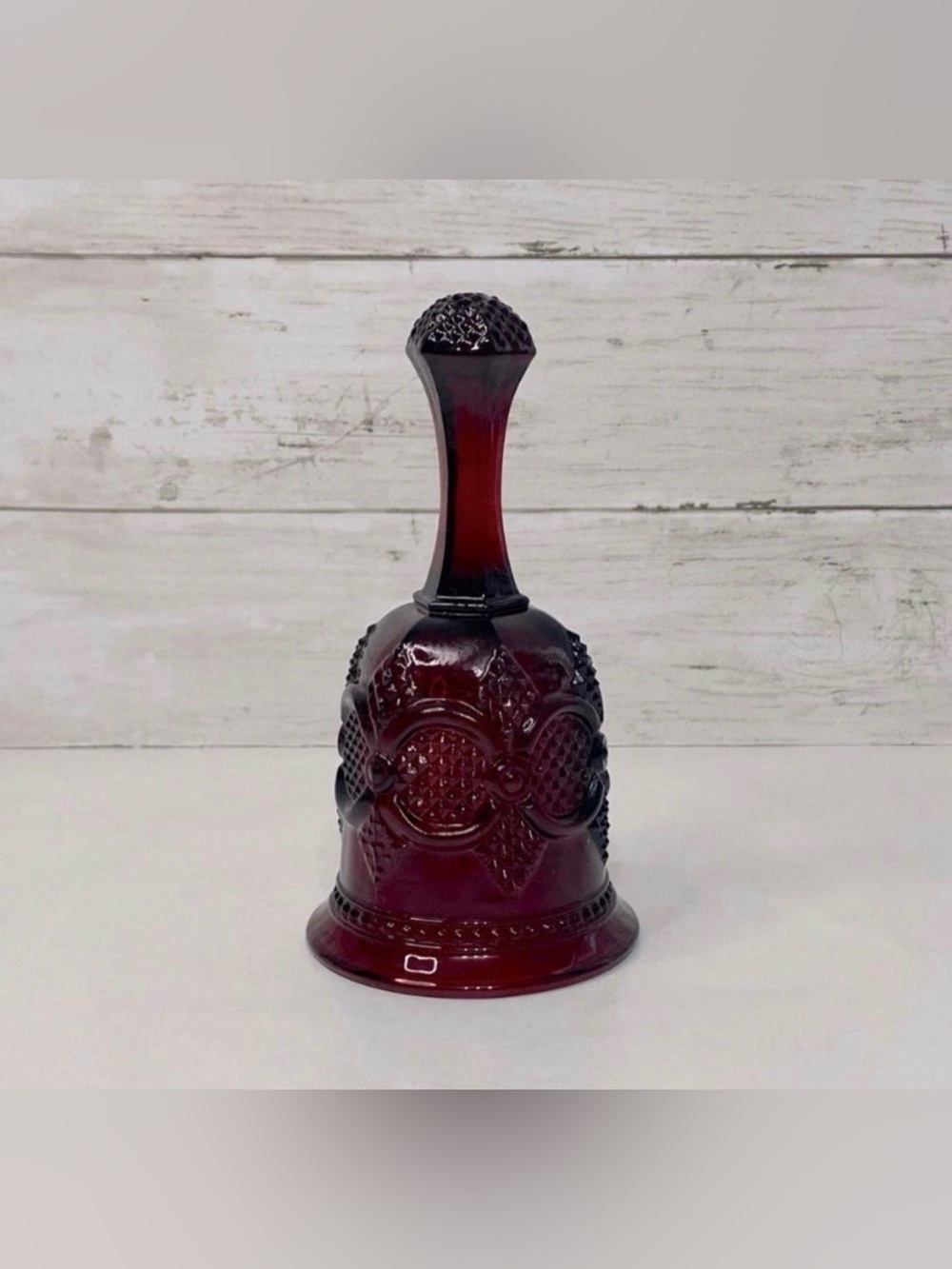 Vintage Avon 1876 Cape Cod Ruby Hostess Bell